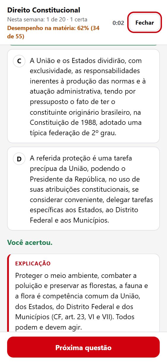 Questão corrigida com explicação